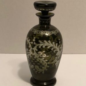 Egermann Czech Republic Bohemian etched decanter